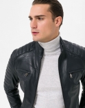 Sviatoslav Leather Jacket - image 2 of 6 in carousel